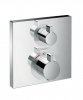 Hansgrohe Ecostat Square Bateria wannowo-prysznicowa podtynkowa z termostatem chrom 15714000 DARMOWA DOSTAWA